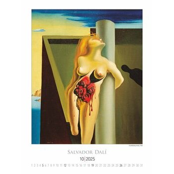 Maxi Calendrier 42x56cm 2025 Salvador Dali