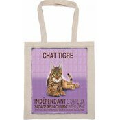 Tote Bag Sac Tissu Chat Tigr Bengal