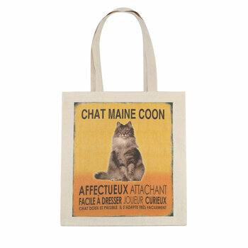 Tote Bag Sac Tissu Chat Maine Coon
