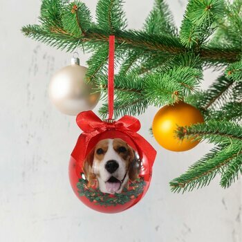 Petite Boule de Noël Beagle