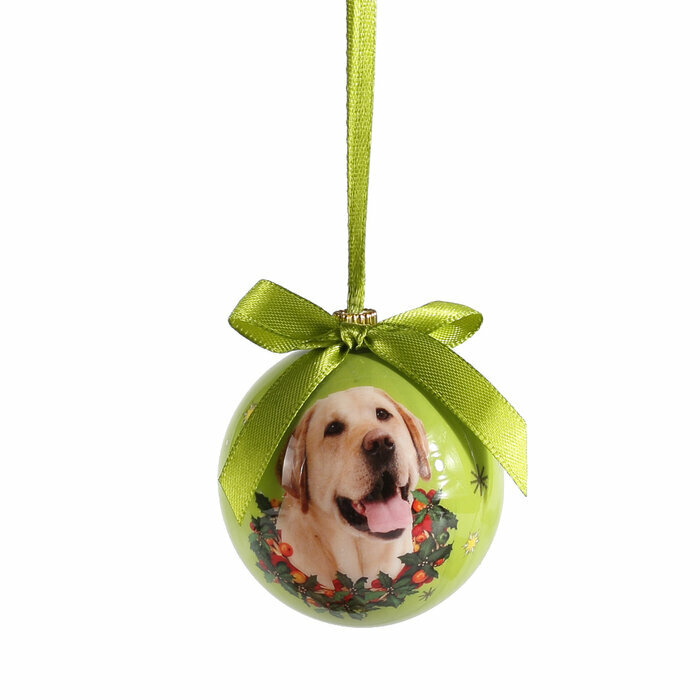 Petite Boule de Noël Labrador Sable