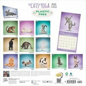 Calendrier 2025 Chats Yoga Chatons