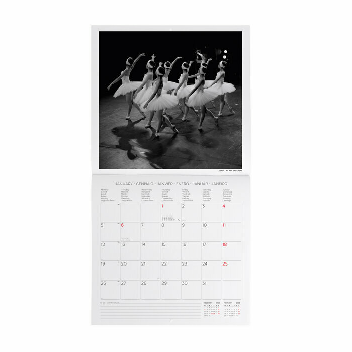 Calendrier 2025 Danse Classique
