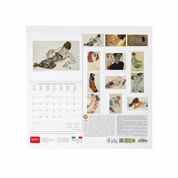 Calendrier 2025 Peintre Egon Schiele