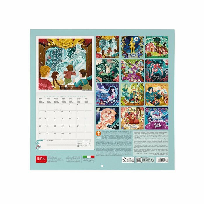 Calendrier 2025 CendrillonContes de Fées Classiques