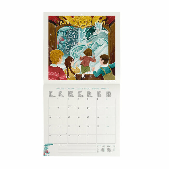 Calendrier 2025 Contes de Fées Classiques
