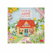 Calendrier Mural Familial 2025 Dessins Home Sweet Home