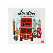 Calendrier 2025 Affiche Londres