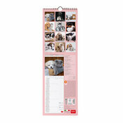 Calendrier Etroit Slim 2025 Animaux Amis