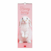 Calendrier Etroit Slim 2025 Lapins Rabbit