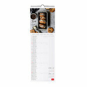 Calendrier Slim 2025 Cookies Caf et Chocolat