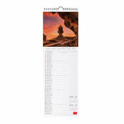 Calendrier Slim 2025 Coucher Soleil