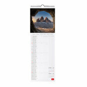 Calendrier Slim 2025 Montagnes Sommets Montagneux