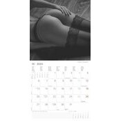 Calendrier 2025 Corps femme nu noir et blanc