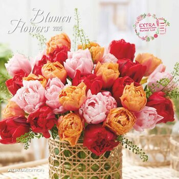 Calendrier 2025 Bouquet de fleurs