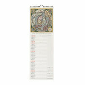 Calendrier Slim 2025 Carte Gographique Rtro