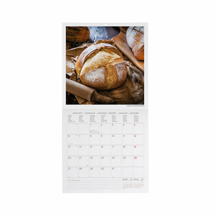 Mini Calendrier 2025 Cuisine Gastronomie