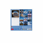 Mini Calendrier Papier 2025 Montagnes Chaines Montagneuses