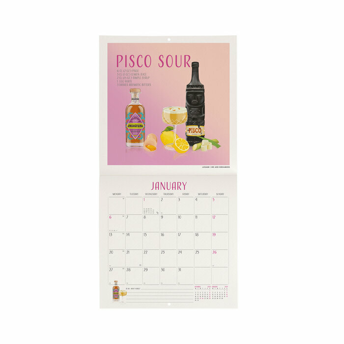 Mini Calendrier 2025 Apéro Tchin Cocktail Cheers