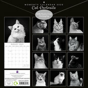 Calendrier 2025 mURAL Chats Portraits Noir et Blanc