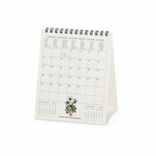 Calendrier Chevalet papier 2025 Herbier Botanique Fleurs