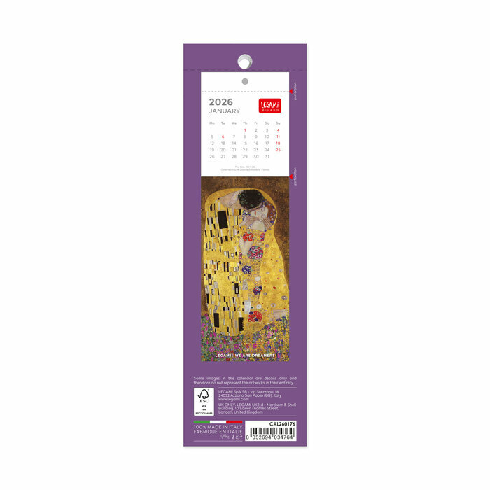 Calendrier Marque Page Livre 2025 Gustave Klimt