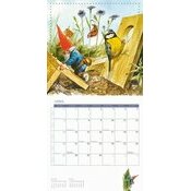 Calendrier 2025 Rien Poortvliet Lutins Gnomes