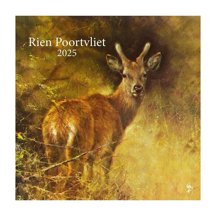 Calendrier Mural 2025 Rien Poortvliet Nature Animaux Chasse