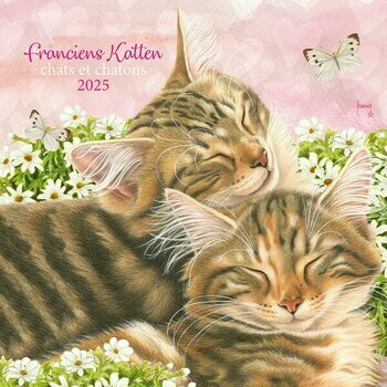Calendrier 2025 Dessin Chats Francien Katten
