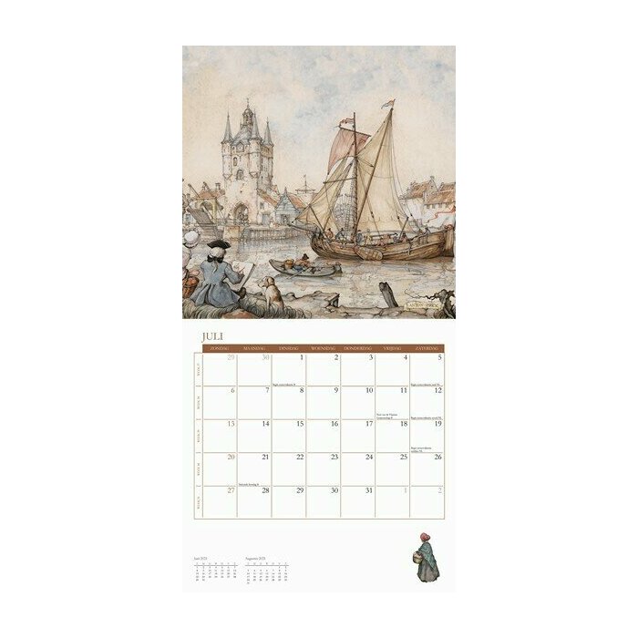 Calendrier 2025 Art Anton Pieck