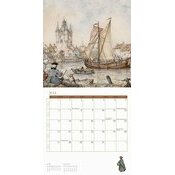 Calendrier 2025 Art Anton Pieck