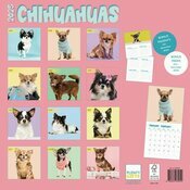 Calendrier Papier 2025 Chihuahua Fun Studio