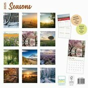 Calendrier 2025 Saison Et Hiver Automne Printemps