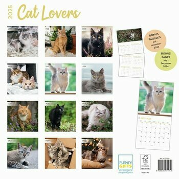 Calendrier 2025 Amour des Chats Passion 