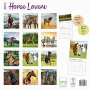 Calendrier Papier 2025 Amoureux des Chevaux