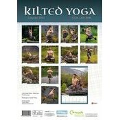 Calendrier Spirale 2025 Sexy Homme en Yoga Kilt Ecossais A3