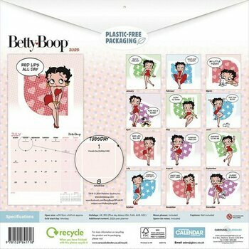 Calendrier 2025 Pin-up Betty Boop