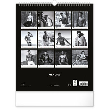 Calendrier 2025 Homme Sexy Torses Nus