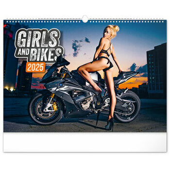 Maxi Calendrier 2025 Femme et Moto Sexy