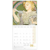 Calendrier 2025 Art Alphonse Mucha Exclusif