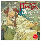 Calendrier Mural 2025 Art Alphonse Mucha Exclusif