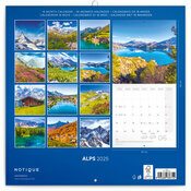 Calendrier Papier 2025 Montagnes Alpes