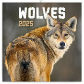 Calendrier Mural 2025 Loups Mystrieux