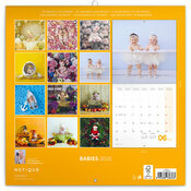 Calendrier Papier 2025 Photos Bbs Nourrissons 