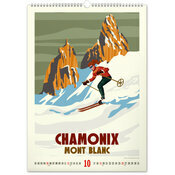 Maxi Calendrier 2025 Affiches Montagnes Vintage