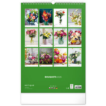 Maxi Calendrier 2025 Bouquets Fleurs et Compositions Florales