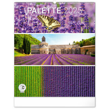 Maxi Calendrier 2025 Palettes de Paysages Colorés