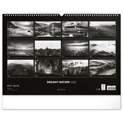 Maxi Calendrier Papier 2025 Paysages Nature Noire et Blanc