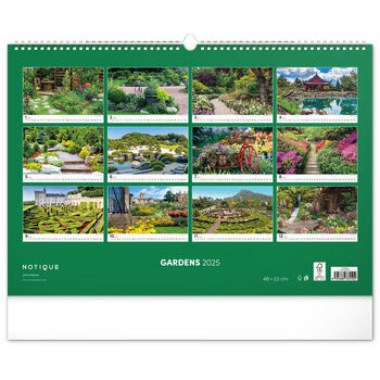 Maxi Calendrier 2025 Jardins Majestueux