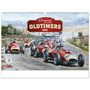 Maxi Calendrier Mural 2025 Voitures de Courses Rtro